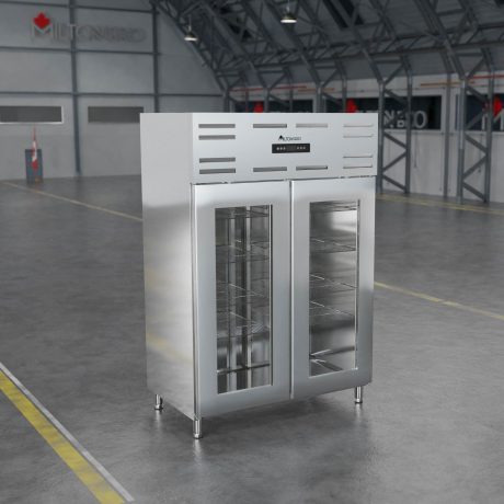 2 GLASS DOOR REACH-IN FREEZER